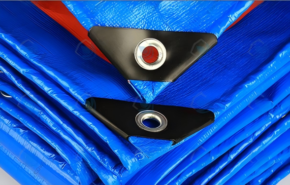 Blue orange PE Waterproof Tarpaulin - Image 5