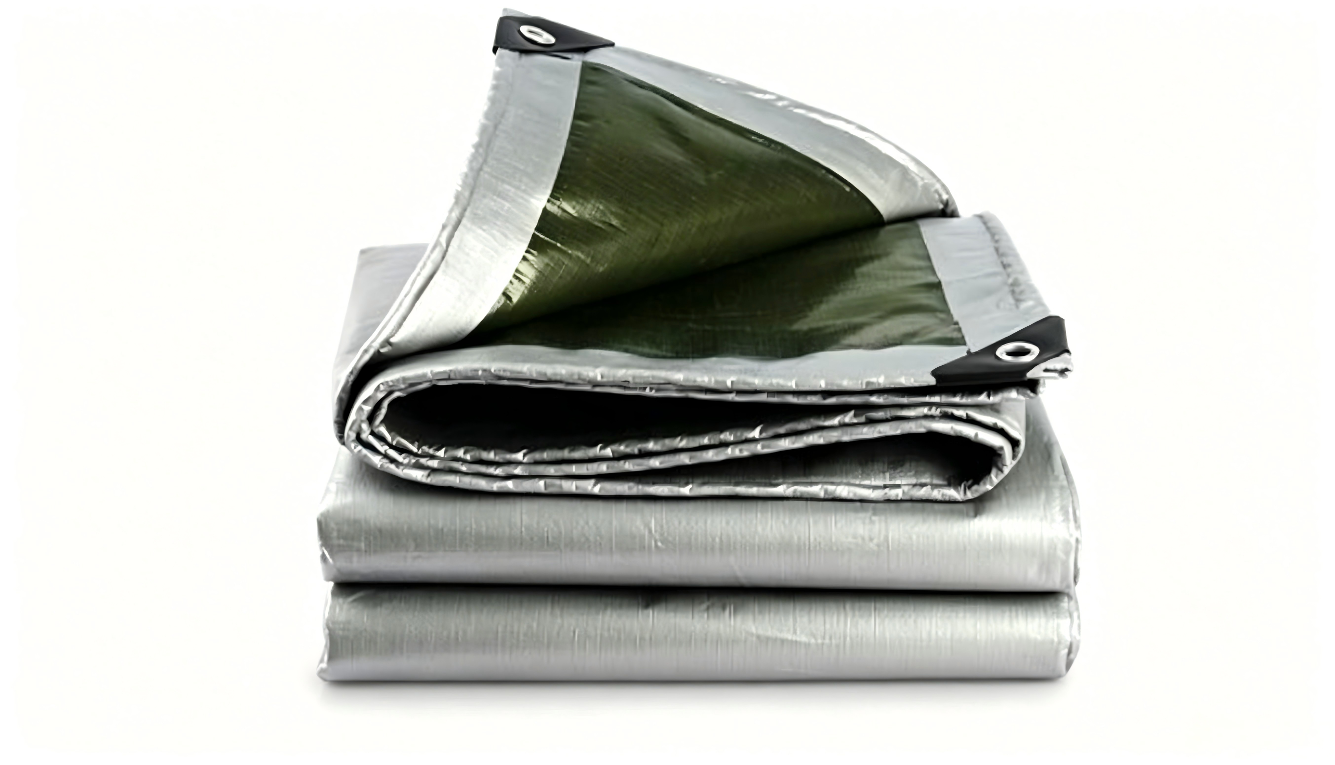 Silver green Sunproof PE Tarpaulin
