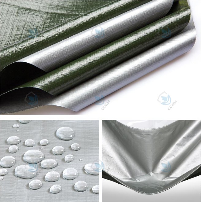 Silver green Sunproof PE Tarpaulin - Image 3