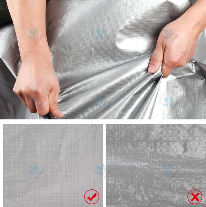 Silver green Sunproof PE Tarpaulin - Image 4