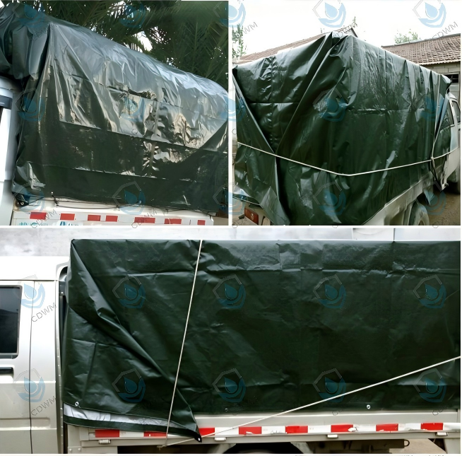 Silver green Sunproof PE Tarpaulin - Image 9