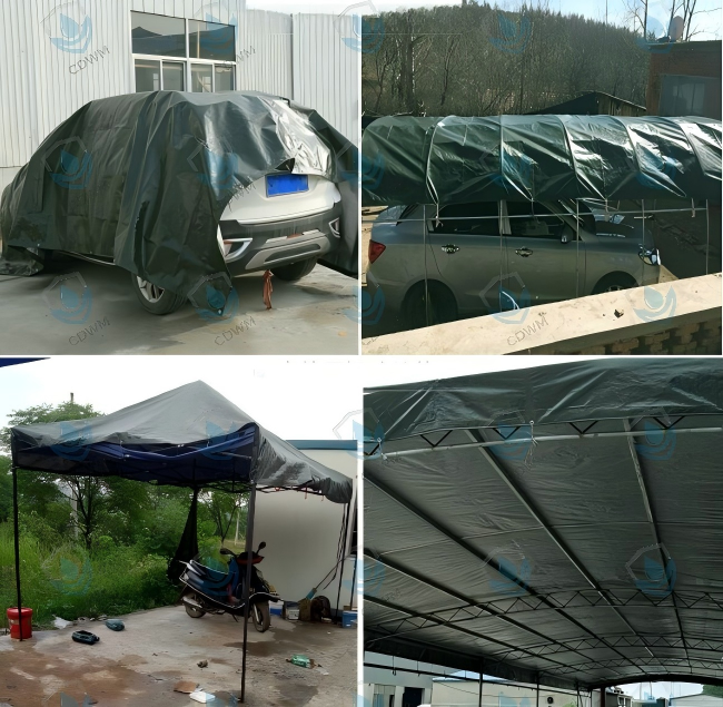 Silver green Sunproof PE Tarpaulin - Image 10